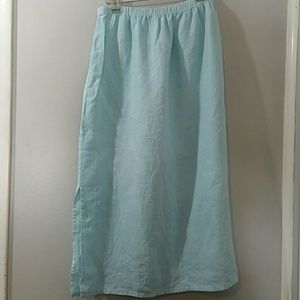 Russ Berens Women's XL Long Skirt Blue :252